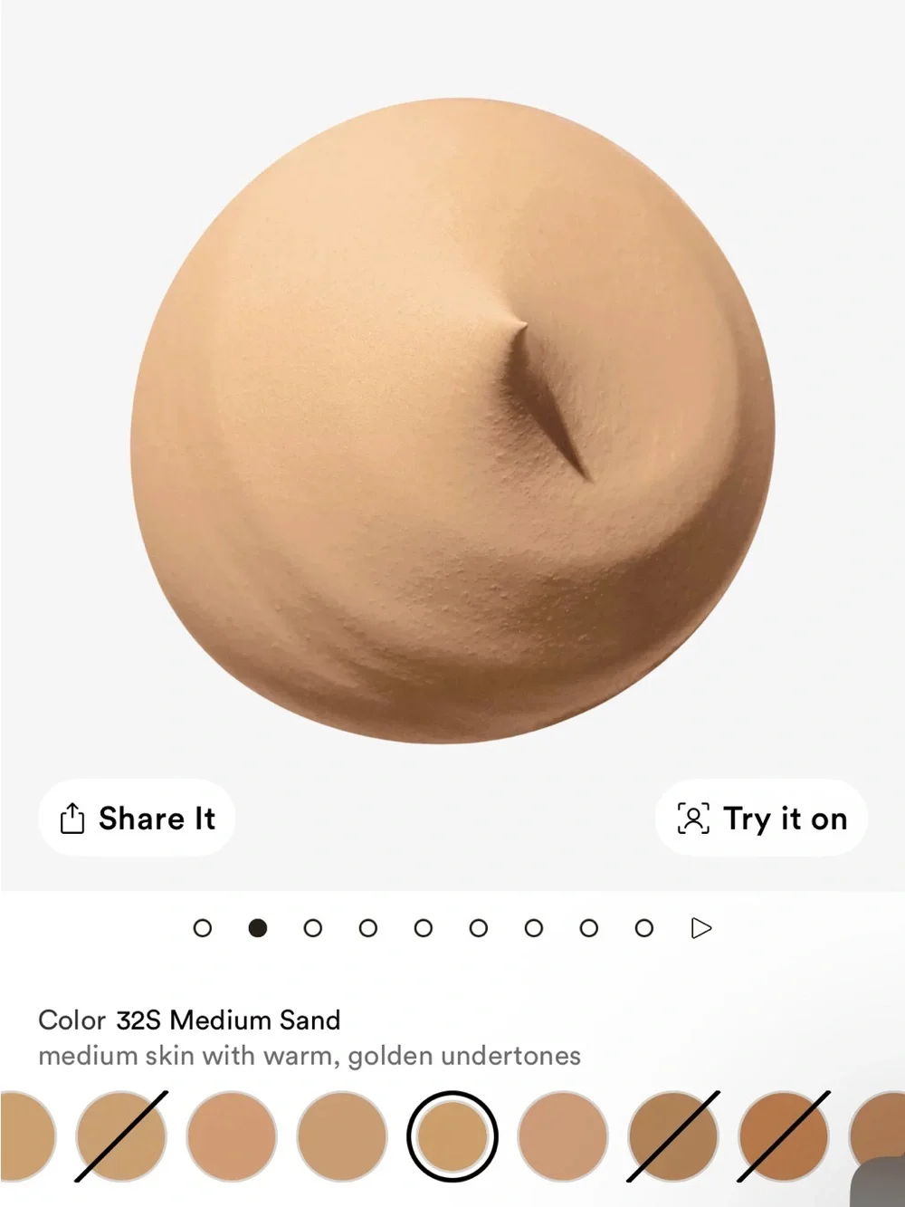 tarte Amazonian Clay Foundation - shade: medium sand #32S